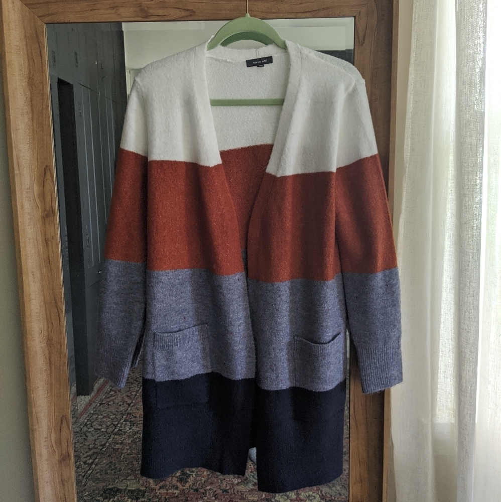NWOT Striped Cardigan Sweater